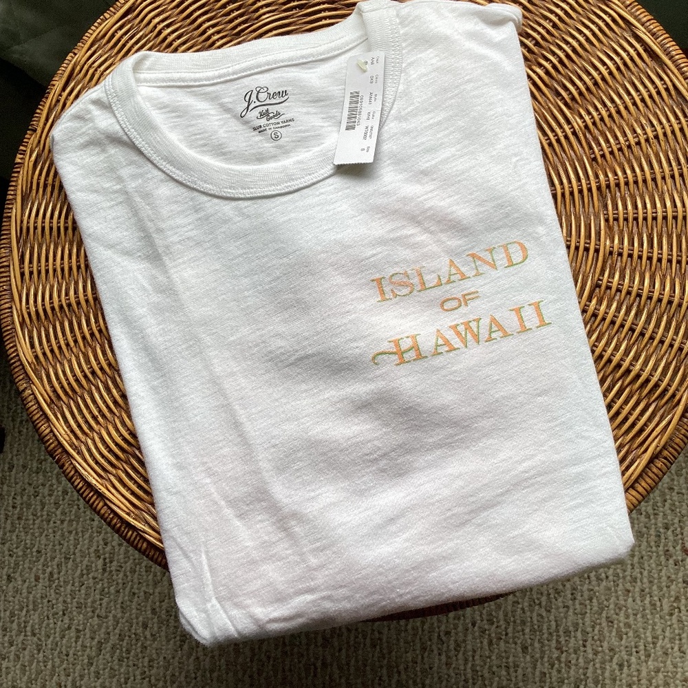NWT * J.Crew Collector Tee *Rare* Island of Hawaii*